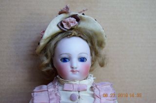 Antique circa 1890 ' s Bisque French Closed Mouth Fashion Doll Jumeau Gaultier 3