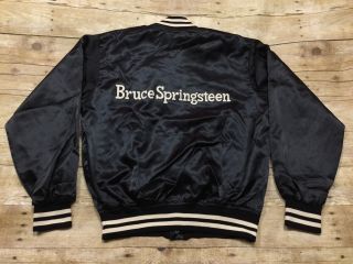 Bruce Springsteen Jacket Vintage 70s Made Usa Retro Rare Black Disc Record Store