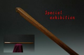 Japan Antique Edo Wood Sword 古武術 Koshirae Kabuto Samurai Katana Yoroi Busho Good