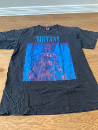 Rare Vintage 1992 Nirvana Sliver Concert Tee Size Xl