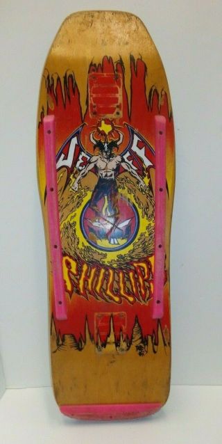 1990 Jeff Phillips Bbc Devilman Skateboard Deck