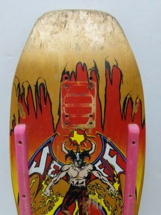 1990 Jeff Phillips BBC Devilman Skateboard Deck 7