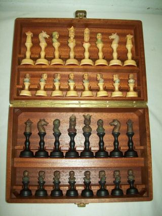 Scarce Vintage Anri Mediolanum Bust Chess Set.  Shape