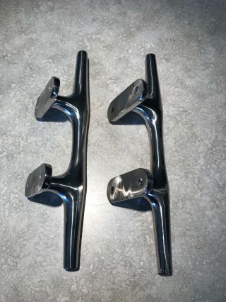 PAIR Stainless Steel boat dock Marine CLEATS 10 