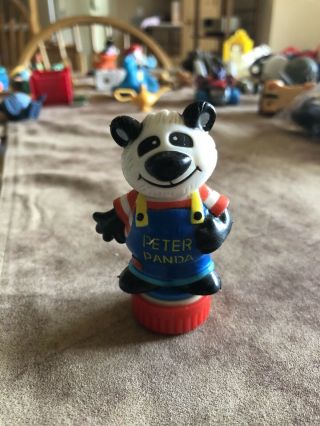 Rare Vintage Collectible Peter Panda Rubber Stamp Still 5