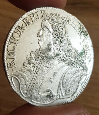 Very Rare Croatia Silver 4 Thaler,  Ragusa,  - 28.  28 Gr