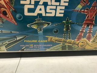 Space Case Figure Case M22 Tara Toys USA 1970 ' s Holds 12 Action Figures up to 4 