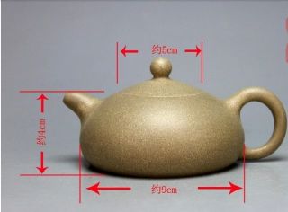 Chinese Yixing Green Mud Purple Clay Handmade Tea Pot Zisha,  Lv Ni Teapot,  170cc