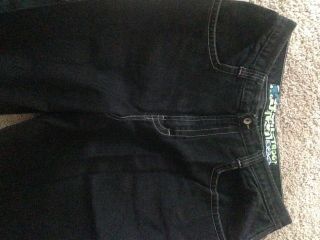 Jnco trog 40w 32L black wide leg jeans vintage 90s VERY RARE 3