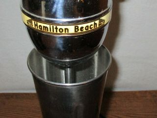 Vintage Hamilton Beach Milkshake Machine Mixer Model 33 Jadite 3
