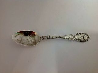 Sterling Silver Souvenir Spoon - Where Jenny Wade Was Killed Gettysburg Pa