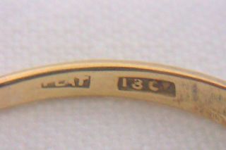 Ornate 18ct Gold Platinum & Diamond Victorian Ring Circa 1893 6