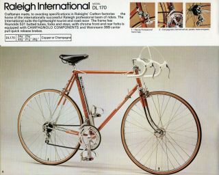 Vintage 1976 Raleigh International,  Campagnolo,  Full Reynolds 531Bicycle 11