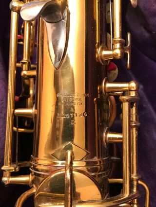 1934 Conn Naked Lady Alto Saxophone Rare 6