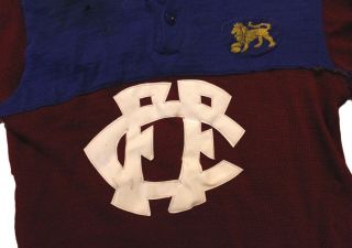Vintage Fitzroy Lions VFL Football Jumper Guernsey Made By Courtney Mills 2