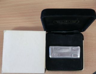 Australia Dulux - 9 oz Pure Silver Bar of issue - VINTAGE.  Scarce Item 2