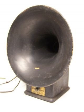 Vintage Old Antique Dictograph Rare Volume Control,  Radio Horn Speaker