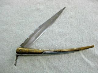 Vintage Large Spanish Navaja Folding Knife 5