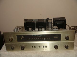 Vintage Fisher 400 Fm Stereo Receiver Needs Tubes
