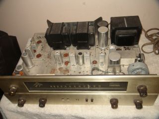 Vintage Fisher 400 FM Stereo Receiver Needs Tubes 7