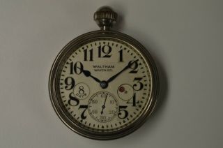Antique Waltham Ships 15 Jewel Marine Chronometer 8 - Day Deck Watch/automobile (?)