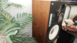 Vintage JBL L100 Century Speakers,  Walnut Cabinets w/Grills,  Pair 8