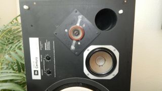 Vintage JBL L100 Century Speakers,  Walnut Cabinets w/Grills,  Pair 9