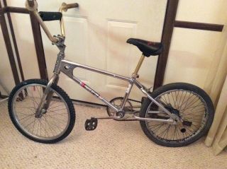 1981 Rare Vintage Mongoose Supergoose Bmx Bicycle With Many Parts