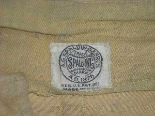 Antique 1900 - 1904 Spalding Reed Padded Football Pants Old 8