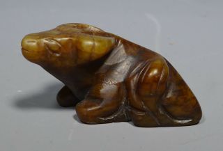 Antique Chinese Hardstone Jade? Carving Of A Water Buffalo