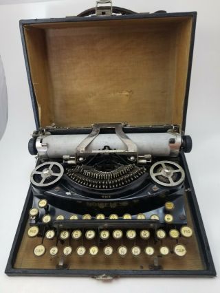 RARE Vintage 1920’s The Noiseless Portable Typewriter 11