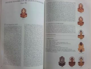 RARE THE BIG BOOK ON BADGES OF THE FRENCH FOREIGN LEGION 1991 4