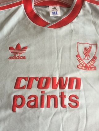 Vintage Liverpool Away Shirt 1987 - 88 size Medium 2