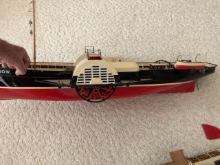 RARE Graupner Steam Side - Wheeler “Glasgow” RC Boat/Radio Control 6