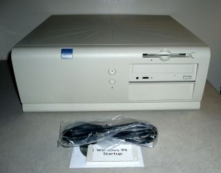 Vintage Dell Optiplex Gx110 Pc Windows 95 Plus 4x Pci Piii 667mhz/12gb/128mb