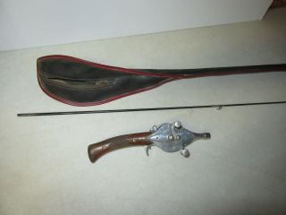 Vintage Hurd Caster Fishing Rod