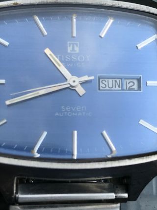 Vintage Fully Tissot Seastar Seven Automatic Day Date Swiss 2