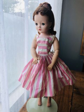 Vintage 1950s Madame Alexander Cissy Doll Strawberry Blonde 20 " Clothes