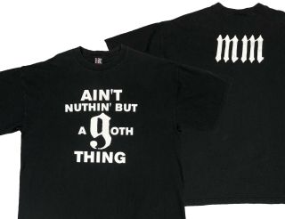 Vintage 90s Marilyn Manson Aint Nothin But A Goth Thing T Shirt Giant Tag Xxl