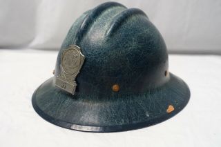 Vintage Bullard Hard Hat Fiberglass Helmet Hard Boiled W/suspension