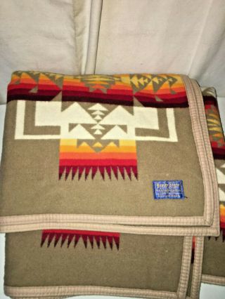 Vintage Pendleton Chief Joseph Blanket Made In Usa 64 X 80