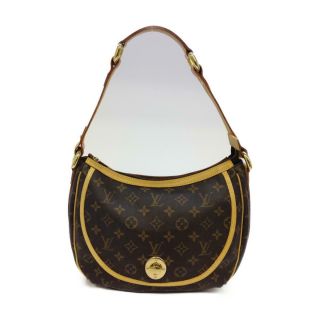Auth Louis Vuitton Tulum Pm Shoulder Hand Bag M40076 Monogram Brown Vintage