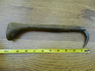 Antique Whale Hook Hand Wrought Iron