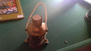 Vintage Tung Woo Masthead Lantern Maritime Nautical Copper Hanging Lamp
