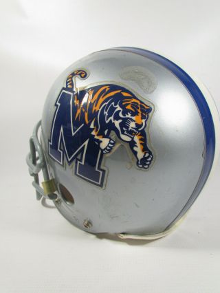 Vintage 1993 Riddell NCAA Memphis State College Game Worn Football Helmet 3