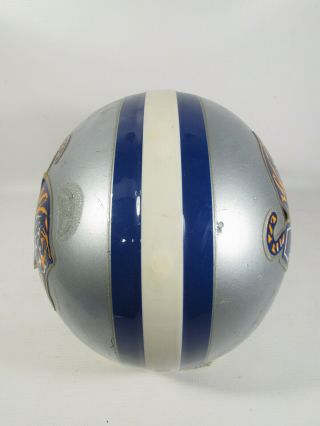 Vintage 1993 Riddell NCAA Memphis State College Game Worn Football Helmet 6