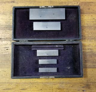 Vintage Starrett 154 Precision Adjustable Parallel Set • Machinist Measuring Usa