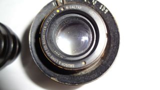 2 Vintage Baltar 50 mm Lenses Yellow Dot Lenses / /Fungus 3