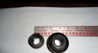 2 Vintage Baltar 50 mm Lenses Yellow Dot Lenses / /Fungus 7