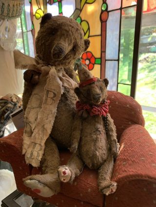 Whendi’s Bear By Artist Wendy Meagher 11 Inch Brown Bear 